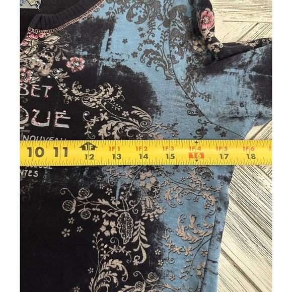 Vtg Y2K Vanilla Sugar Size Small Jeweled French Boho Whimsy - Picture 4 of 7